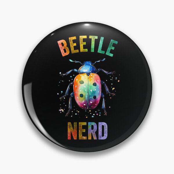 Item preview, Beetle Nerd Colorful Watercolor Beetle  designed and sold by Zurickdesigns.