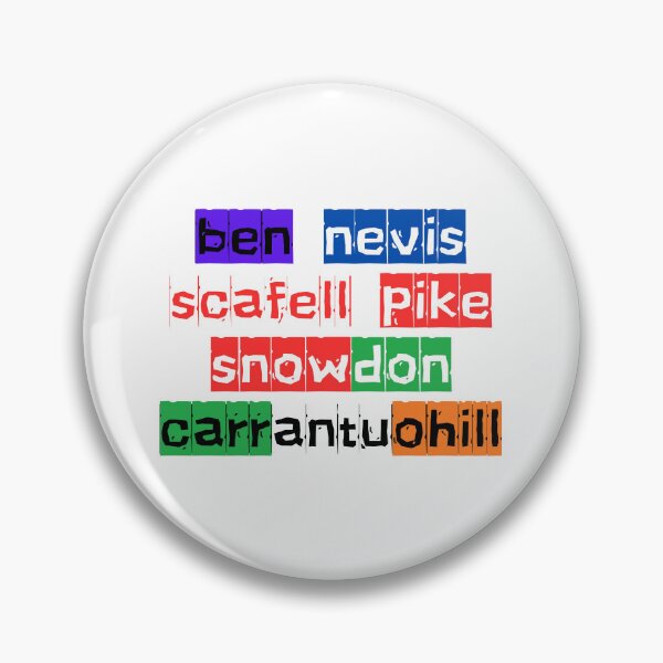 Item preview, Ben nevis, Scafell pike, Carrantuohil, Snowdon Graphic Print designed and sold by tudorwestwood.