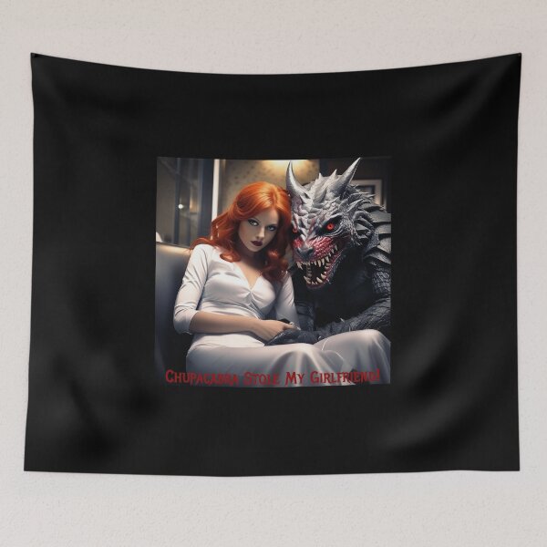 Item preview, Chupacabra Stole My Girlfriend! designed and sold by FatCatStudios.