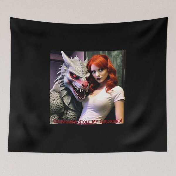 Item preview, Chupacabra Stole My Girlfriend! designed and sold by FatCatStudios.