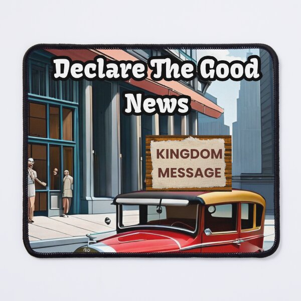 Item preview, Declare the good news (red car) designed and sold by Friendly-Shop.