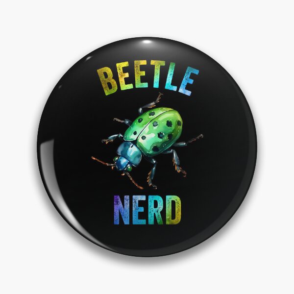 Item preview, Beetle Nerd Colorful Greens Watercolor Beetle  designed and sold by Zurickdesigns.