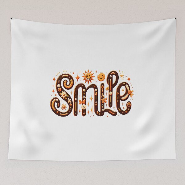 Item preview, Vibrant Smile Typography Sticker designed and sold by PuzzleMart.