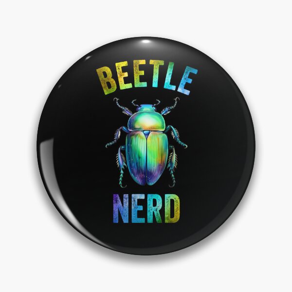 Item preview, Beetle Nerd Colorful Blue-Green Watercolor Beetle  designed and sold by Zurickdesigns.