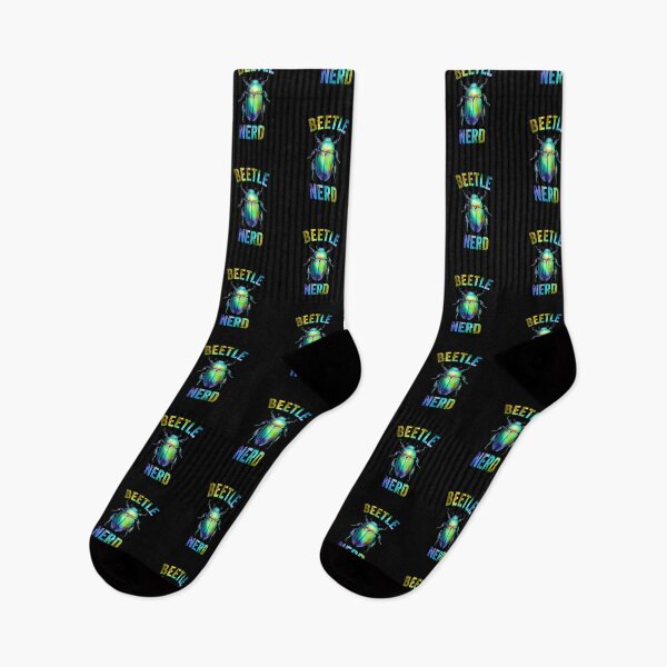 Artikelvorschau, Käfer-Nerd Bunter blau-grüner Aquarellkäfer entworfen und verkauft von Zurickdesigns.