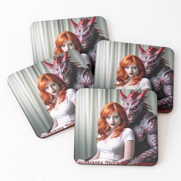 Item preview, Chupacabra Stole My Girlfriend! designed and sold by FatCatStudios.