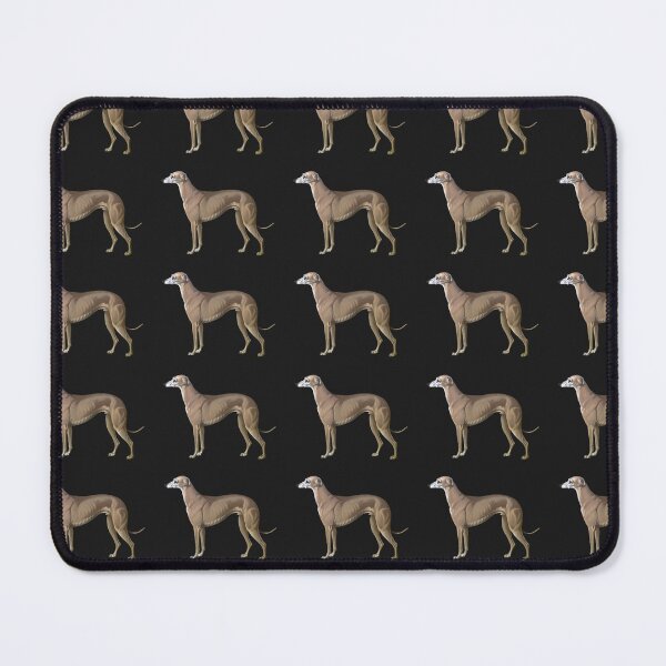 Item preview, Larger Tiled Greyhound Vintage Watercolor Pattern designed and sold by ElegantTeaTime.