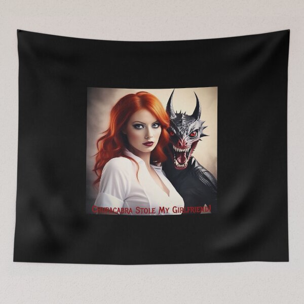 Item preview, Chupacabra Stole My Girlfriend! designed and sold by FatCatStudios.