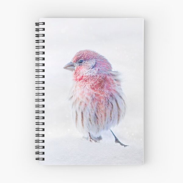 Item preview, House Finch in Snow 2 designed and sold by Shauna Kenworthy.