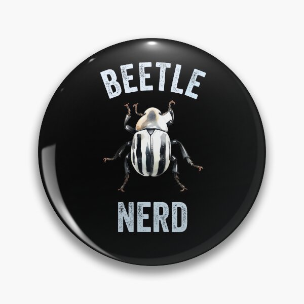 Item preview, Beetle Nerd  Black & White Striped Beetle  designed and sold by Zurickdesigns.