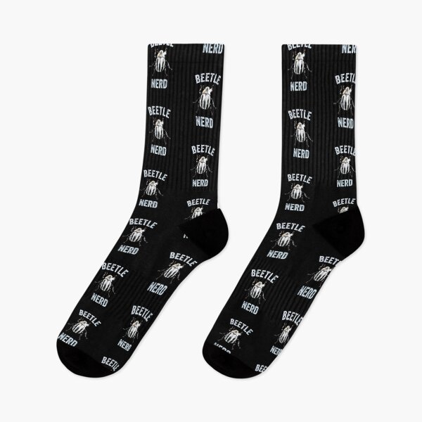 Artikelvorschau, Käfer-Nerd Schwarz-weiß gestreifter Käfer entworfen und verkauft von Zurickdesigns.