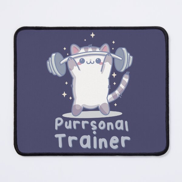 Item preview, Purrsonal Trainer Cat Weight Lifting Kawaii Strong Boi  designed and sold by FelineEmporium.