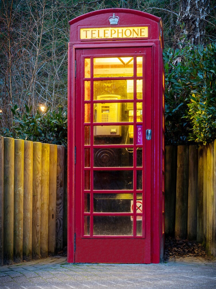 Thumbnail 4 of 4, iPhone Case, Red Phone Box designed and sold by RJDowns.