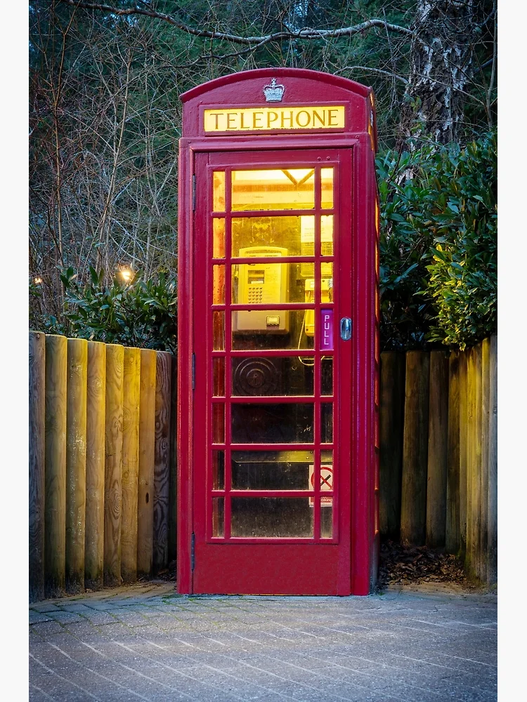 Thumbnail 3 of 3, Poster, Red Phone Box designed and sold by RJDowns.