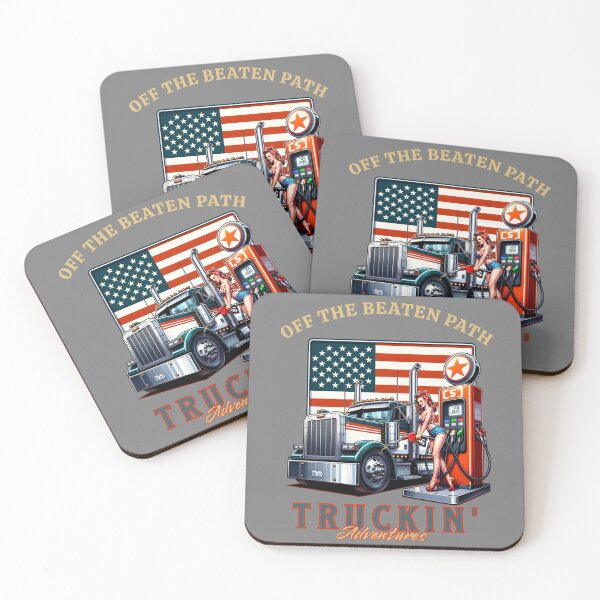 Item preview, OFF THE BEATEN PATH - Trucking and chucklin - road warrior - trucking compagny designed and sold by JansenGS.