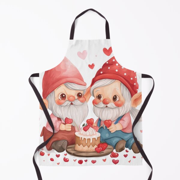 Item preview, Love Cute Grows Here Valentine's Day Gnome Couple Artwork designed and sold by Pawimon.