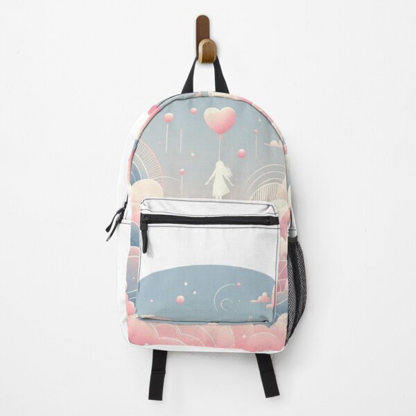 Item preview, Pastel Elegance: Woman Rising on Heart - 'Rise Above Dreams' designed and sold by tesill.