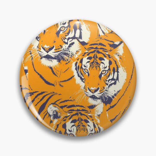 Item preview, Tiled Tiger Pattern designed and sold by dcrc.
