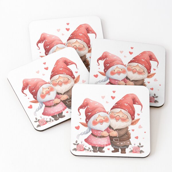 Item preview, Sweetheart Gnomes: Valentine's Day Decor for Couples designed and sold by Pawimon.