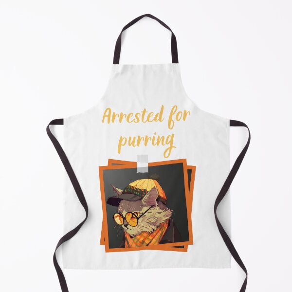 Item preview, Arrested for purring designed and sold by GrooveGrip.