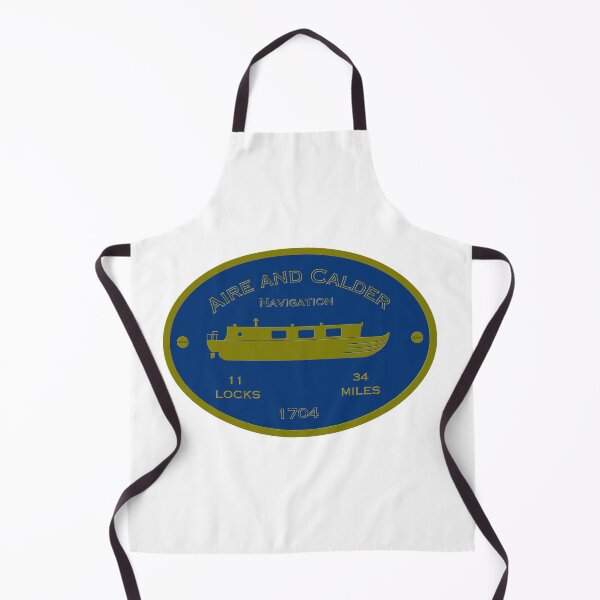 Item preview, Aire and Calder Brass on blue designed and sold by canal-arts.