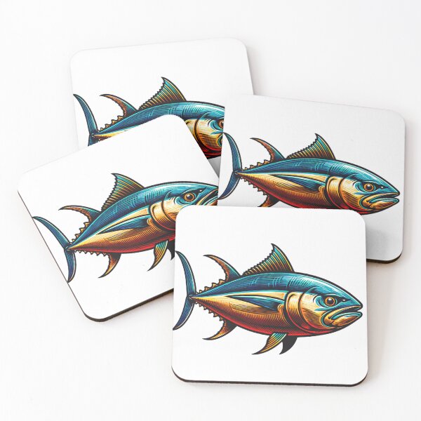 Item preview, Tuna Fish Illustration designed and sold by HippieFarms11.