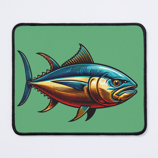 Item preview, Tuna Fish Illustration designed and sold by HippieFarms11.