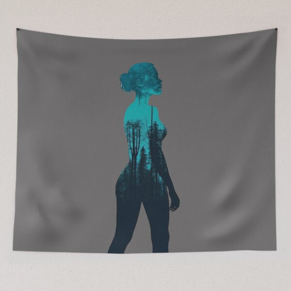 Item preview, Soulful Wilderness: Double Exposure Elegance designed and sold by ZipperDragon88.