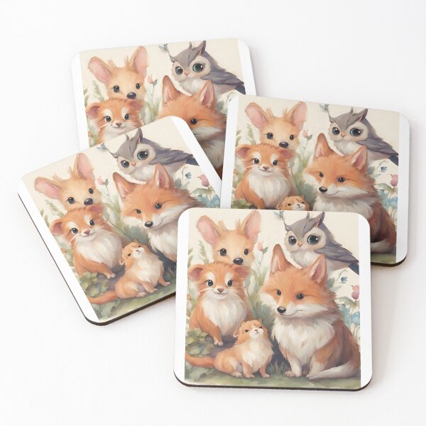 Item preview, animals designed and sold by not-perfect-mom.