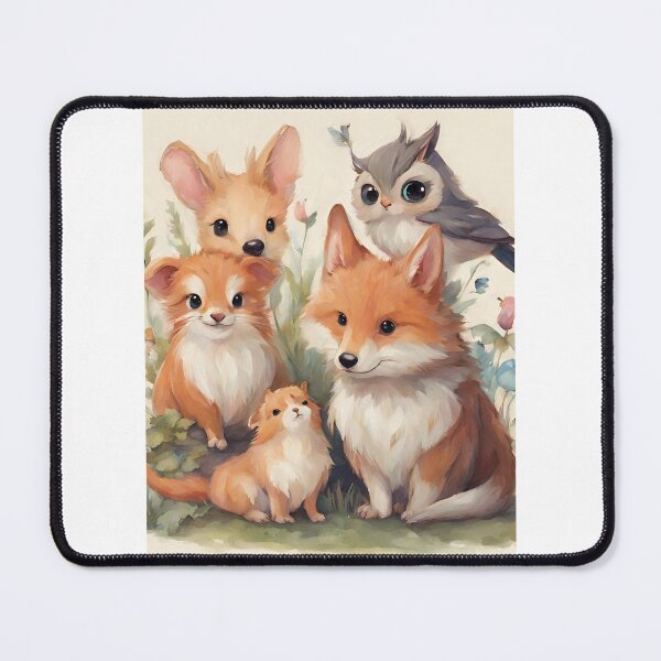 Item preview, animals designed and sold by not-perfect-mom.