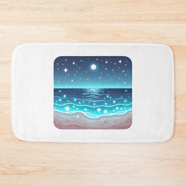 Item preview, Starry Night Sky Reflected in Ocean Waves designed and sold by UmbrellaStudio1.