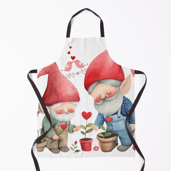 Item preview, valentine Gnome Couple Cute Gnome Love Romantic Gnome Pair designed and sold by Pawimon.