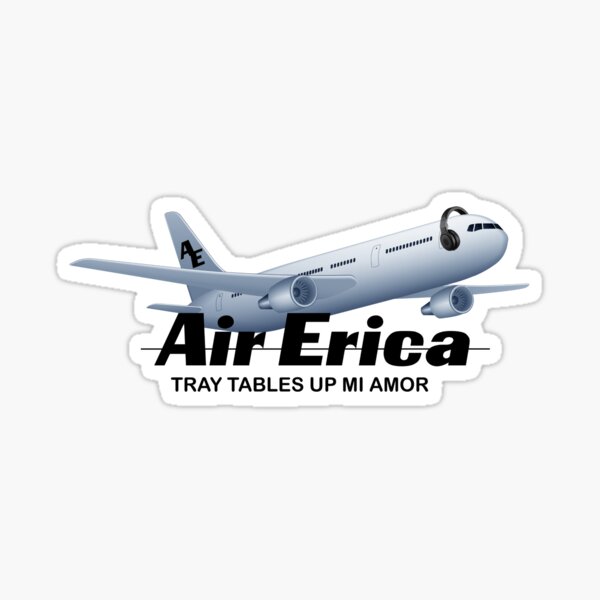 LAST PLANE OUT - Air Erica Sticker