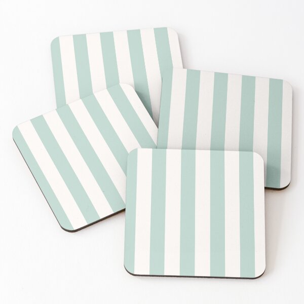 Item preview, Mint green and white stripes designed and sold by erinpixie.
