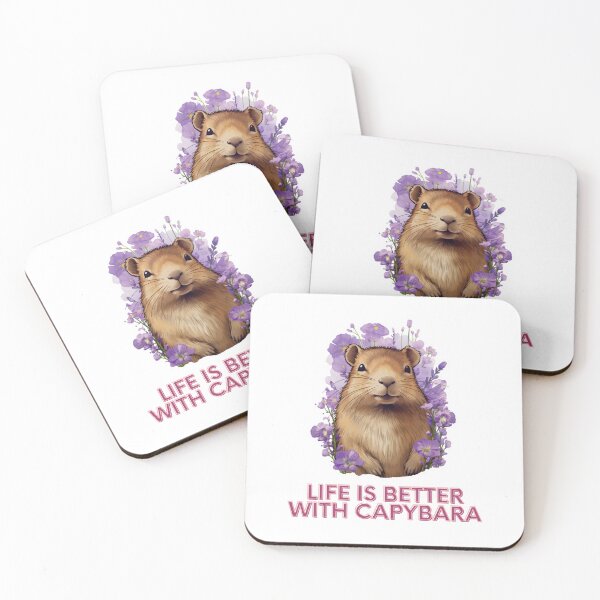 Item preview, Life is better with capybara designed and sold by SMARTKIT  DESIGNAGENCY.