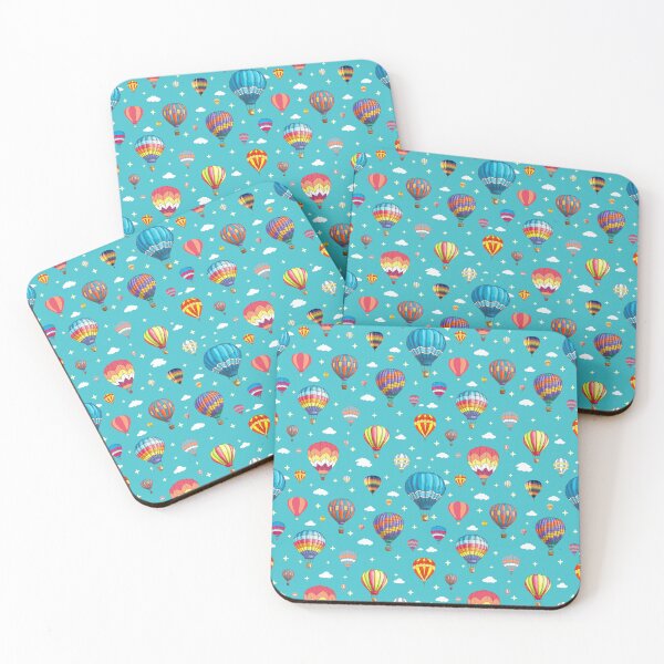 Item preview, Hot Air Balloons Flying in the Blue Sky designed and sold by SkyTastic.