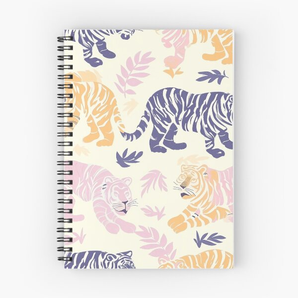 Item preview, Tiled Pastel Tiger Pattern designed and sold by dcrc.