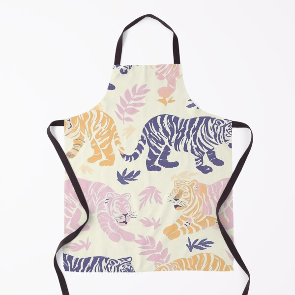 Item preview, Tiled Pastel Tiger Pattern designed and sold by dcrc.