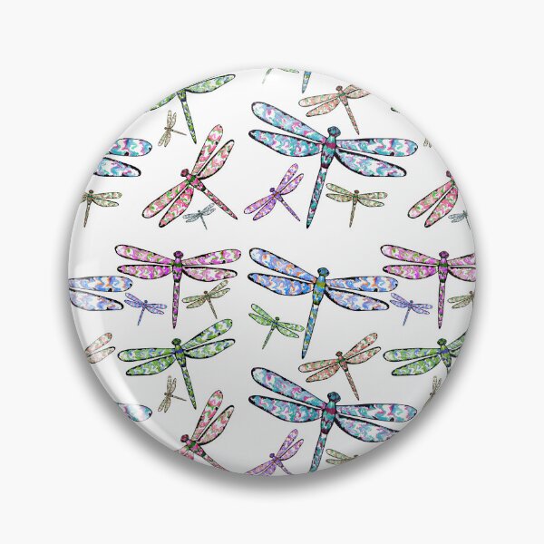 Item preview, Colorful Dragonflies designed and sold by WanderDrips.