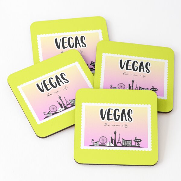 Item preview, Las Vegas Yellow and Pink  - Neon City designed and sold by taffy-lemonade.
