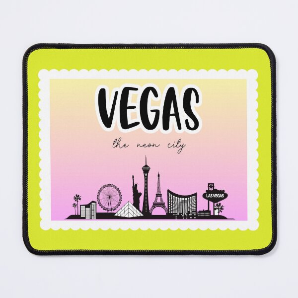 Item preview, Las Vegas Yellow and Pink - Neon City designed and sold by taffy-lemonade.