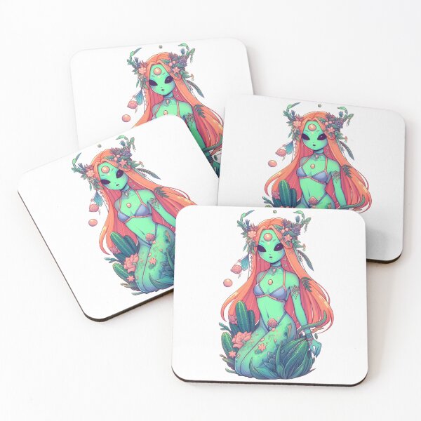 Item preview, Alien Plant Goddess Sticker designed and sold by Fuckit-Runit.