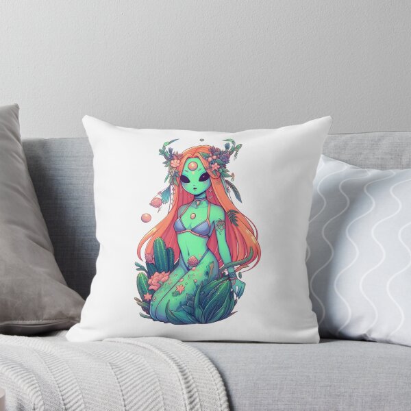 Item preview, Alien Plant Goddess Sticker designed and sold by Fuckit-Runit.