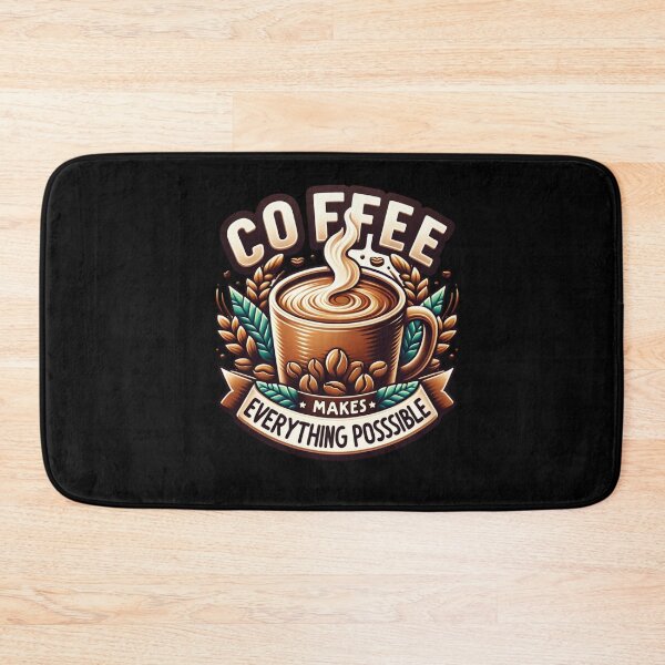 Item preview, Coffee makes everything possible - Coping with stress - Morning suck - The morning ritual - Worship coffee - The great wave of coffee - Black magic coffee designed and sold by JansenGS.