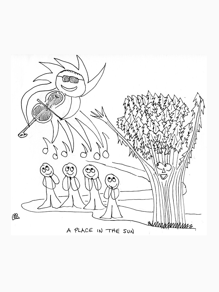 Thumbnail 7 of 7, Classic T-Shirt, A Place in the Sun designed and sold by bromfieldpen.
