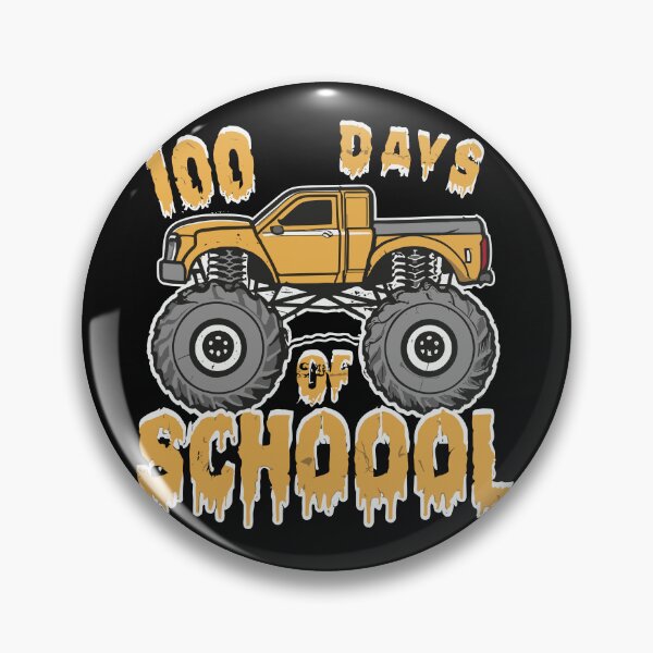 Item preview, 100 Days of School Monster Truck  designed and sold by QuantaPixel.