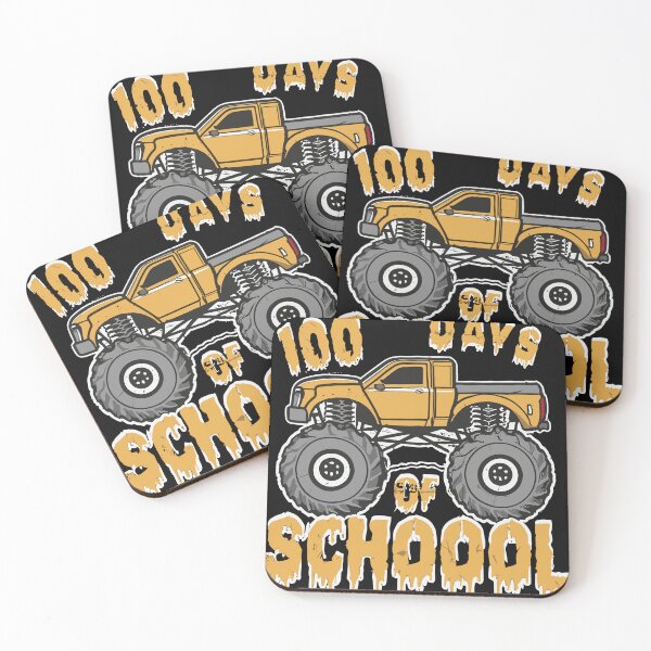 Item preview, 100 Days of School Monster Truck  designed and sold by QuantaPixel.
