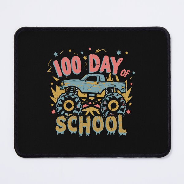 Item preview, 100 Days of School Monster Truck designed and sold by QuantaPixel.