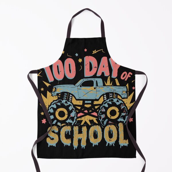 Item preview, 100 Days of School Monster Truck designed and sold by QuantaPixel.