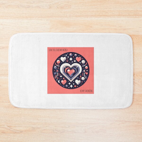 Item preview, Love You Over my World - Be my Valnetine Day designed and sold by BaKamiLand.